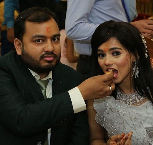 Alakh Pandey on his engagement day