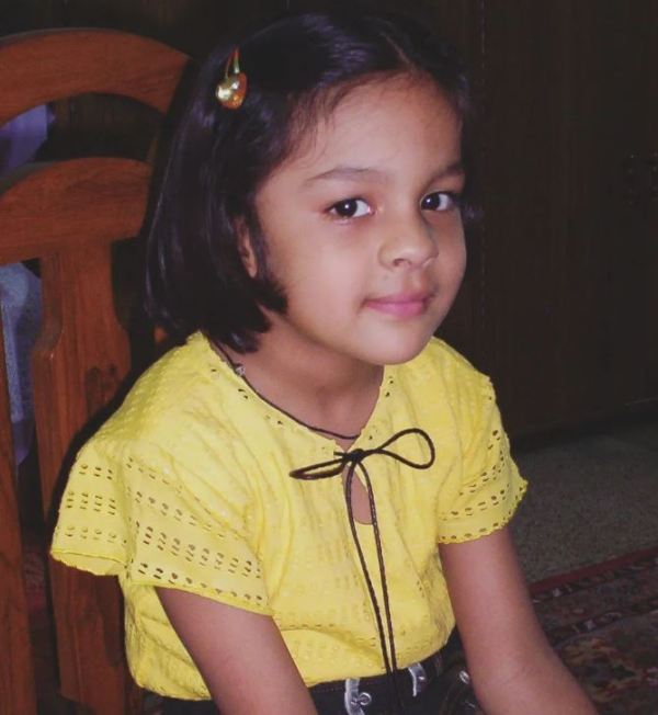 Anupriya Caroli's childhood picture
