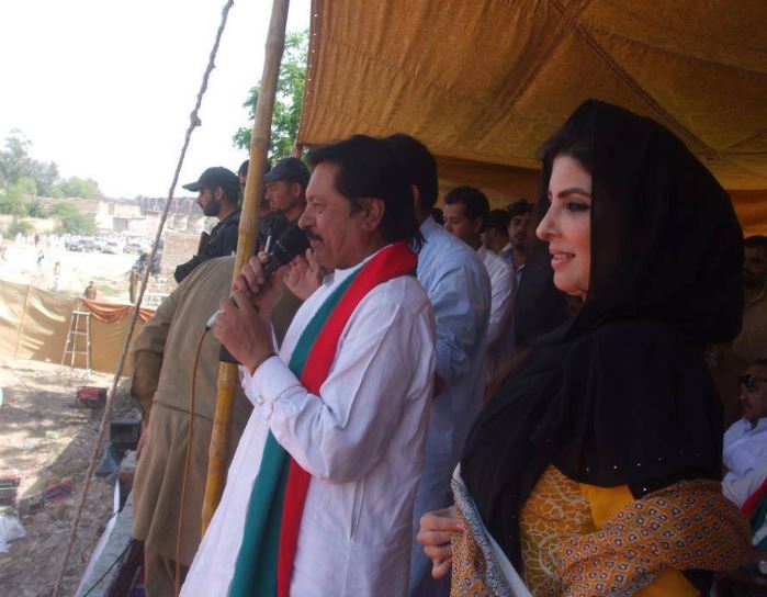 Ayla Malik during election campaigns