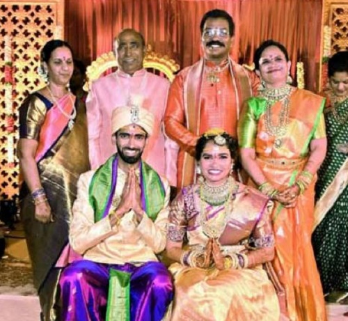 B. Sumeeth Reddy's wedding picture
