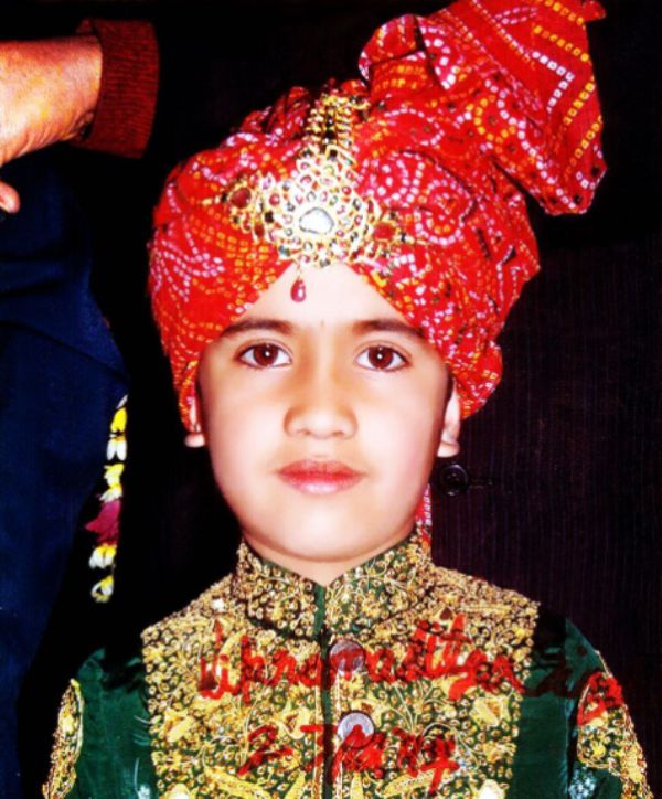 Childhood picture of Vikramaditya Singh