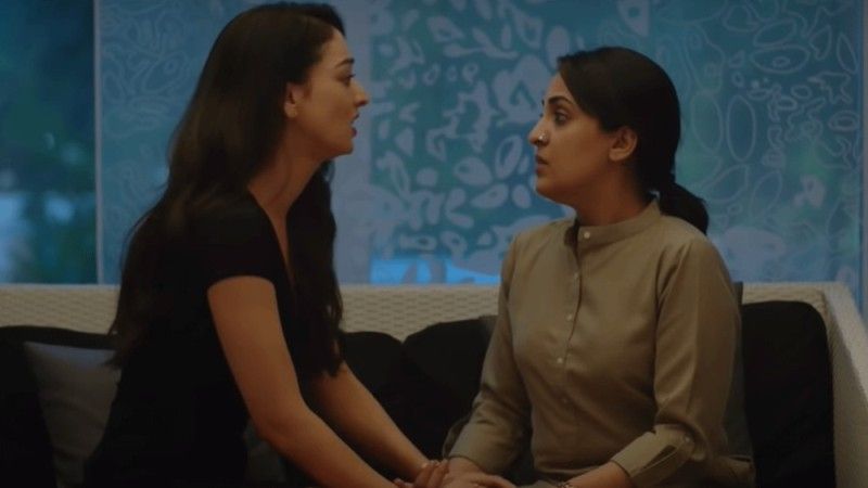 Coral Bhamra (right) as Saba Salim in a still from the web series Bisaat