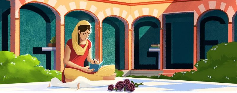 Google's doodle on Amrita Pritam's 100th birthday
