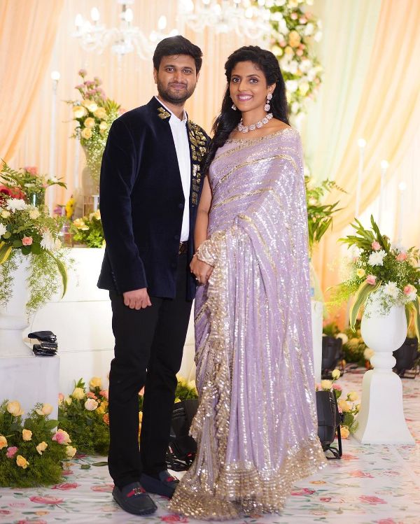 Harika Dronavalli with her husband Karteek Chandra