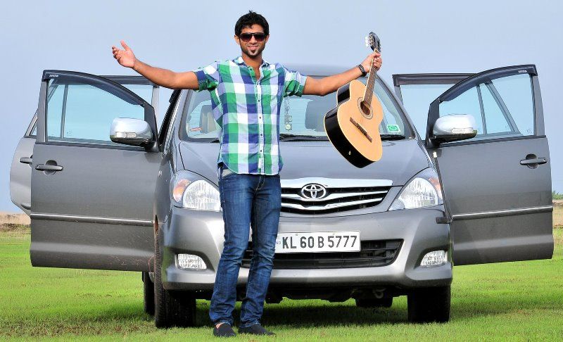 Mohammed Rafi with his Innova
