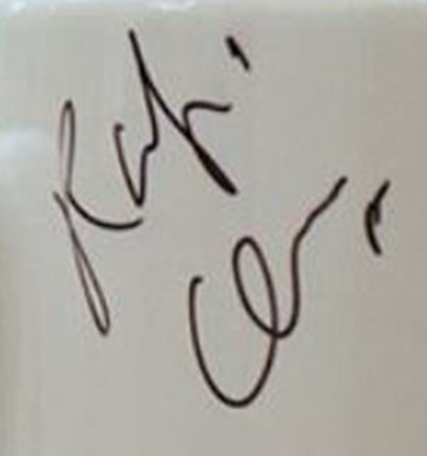 Mohammed Rafi's signature