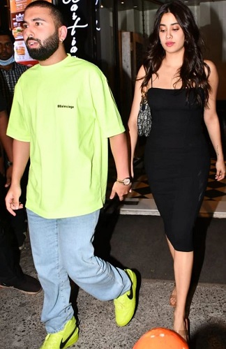 Orhan Awatramani and his rumoured girlfriend Jhanvi Kapoor