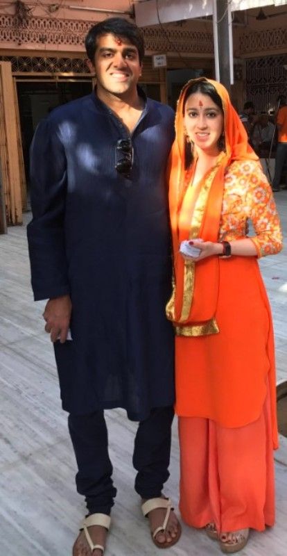 Anushree Jasani with her husband Parth Jindal