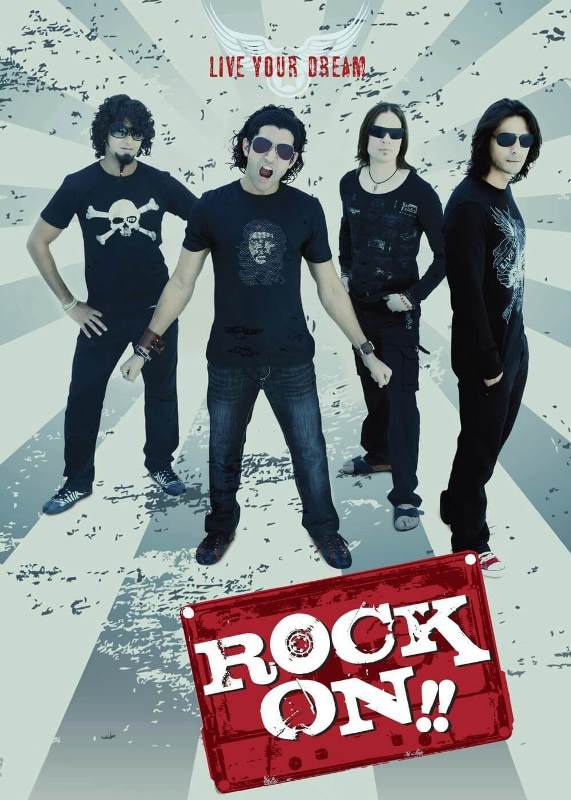 Poster of the 2008 film 'Rock On!!'