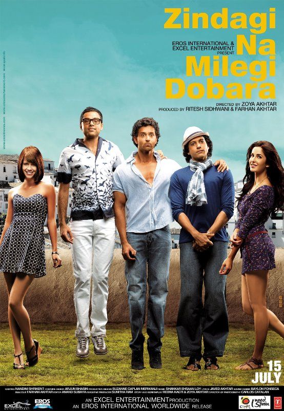 Poster of the 2011 film 'Zindagi Na Milegi Dobara'