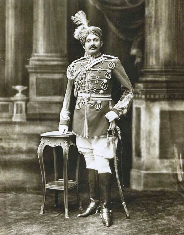Ranjitsinhji Vibhaji II in his ceremonial uniform