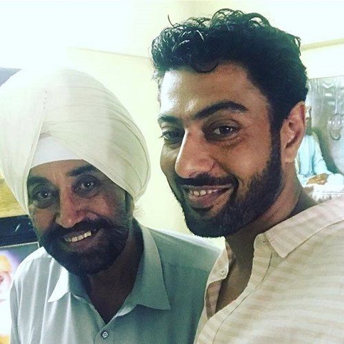 Ranveer Brar with his father