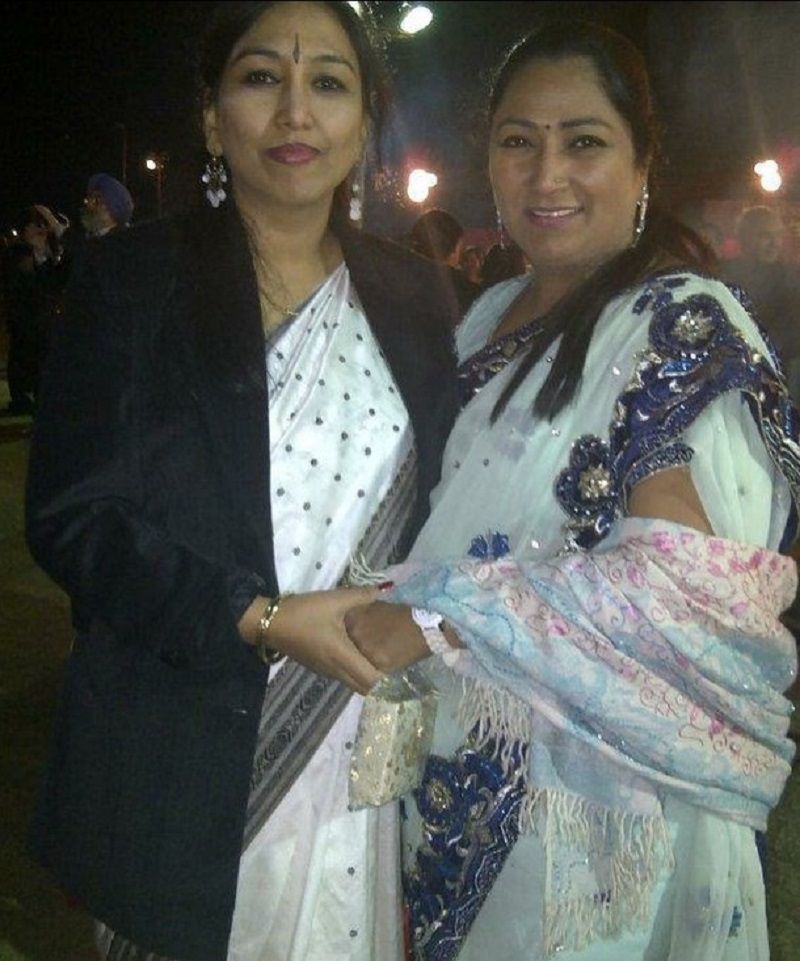 Rekha Gupta with her sister Mridula