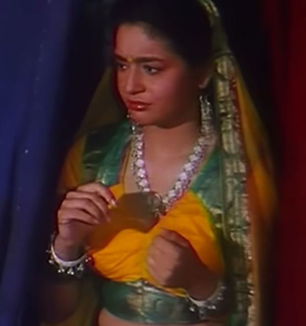 Sahila Chaddha as Chanda in the film 'Dagabaaz Balma' (1987)