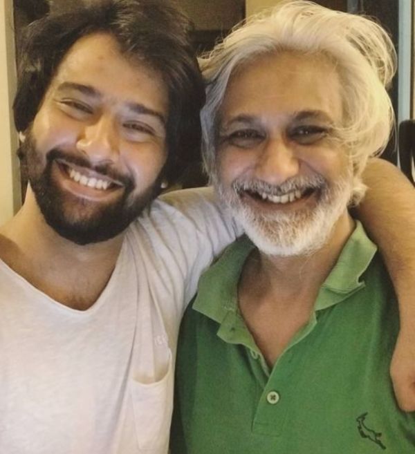 Siddharth Amit Bhavsar with his father Amit Bhavsar