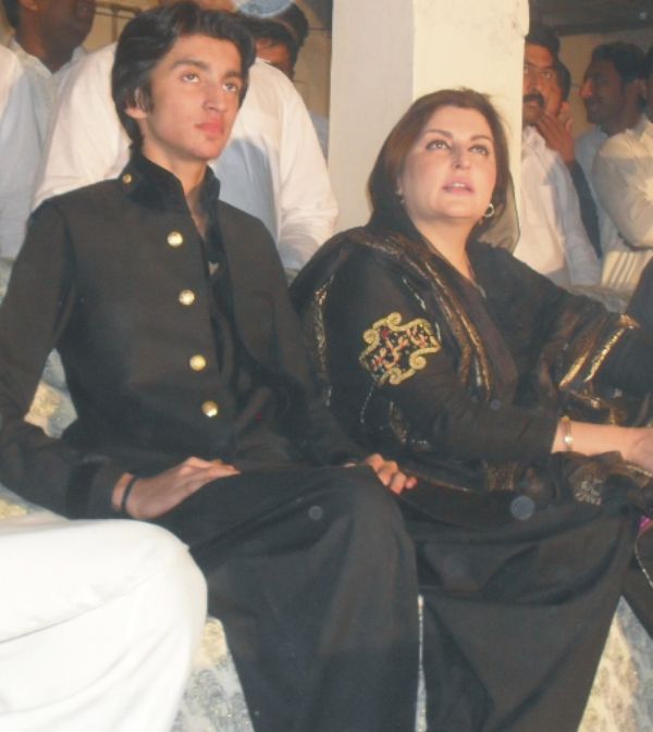Sumaira Malik with her son, Malik Salar Muhammad Khan