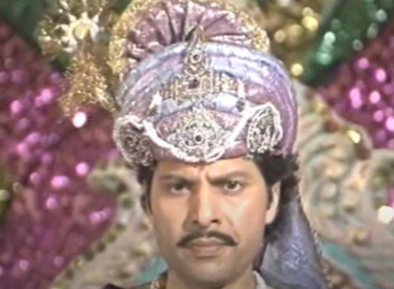 Vijayendra Ghatge as Raja Vikramaditya in the television series 'Sinhasan Battisi' (1985)