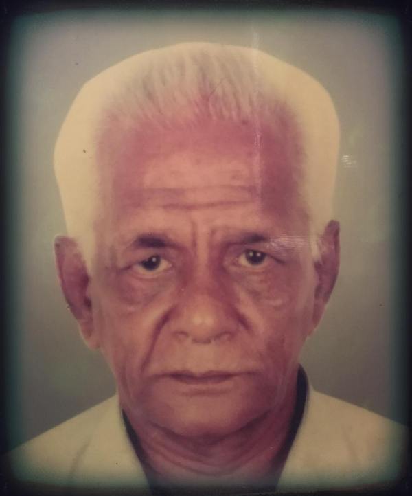 A photo of Mahalakshmi Iyer's father