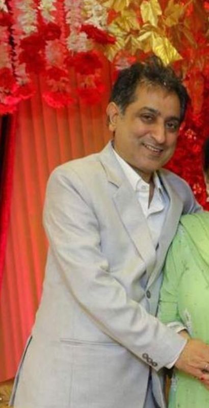 A picture of Rinni Sharma's father