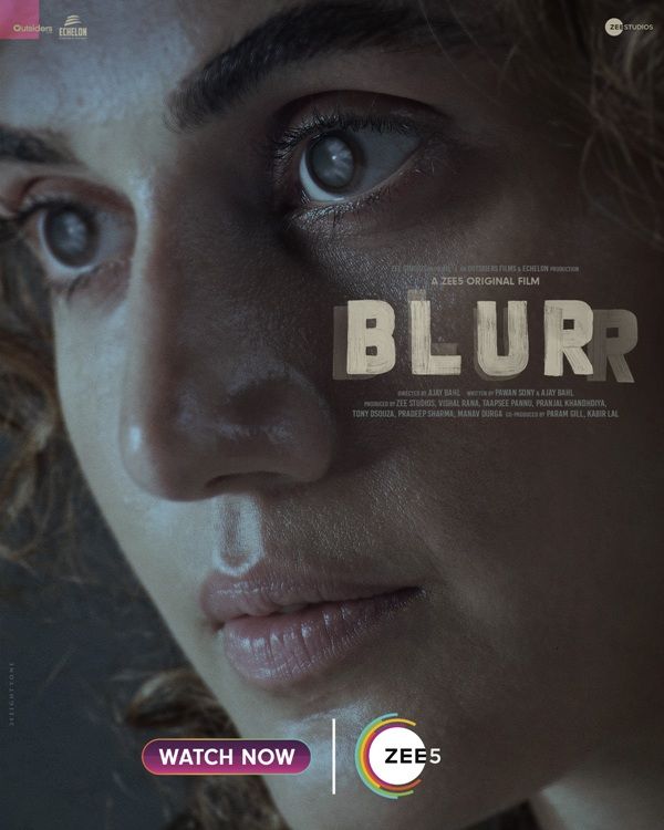 A poster of the Hindi film Blurr (2022)