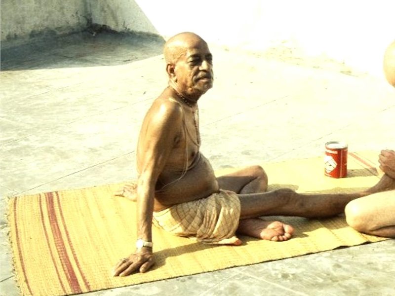 A. C. Bhaktivedanta Swami Prabhupada during his last days