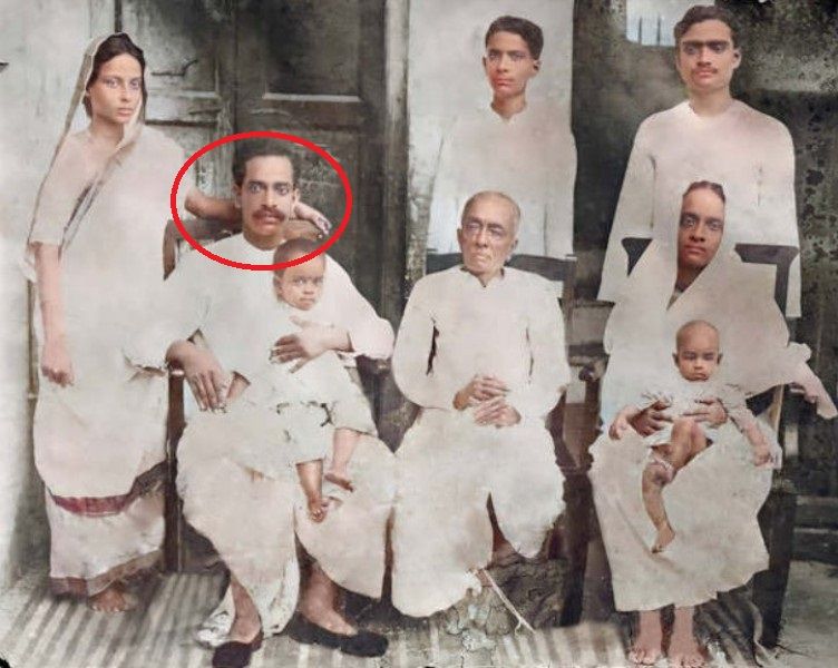 A. C. Bhaktivedanta Swami Prabhupada's family photo