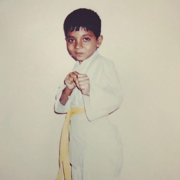Ajinkya Rahane during his childhood