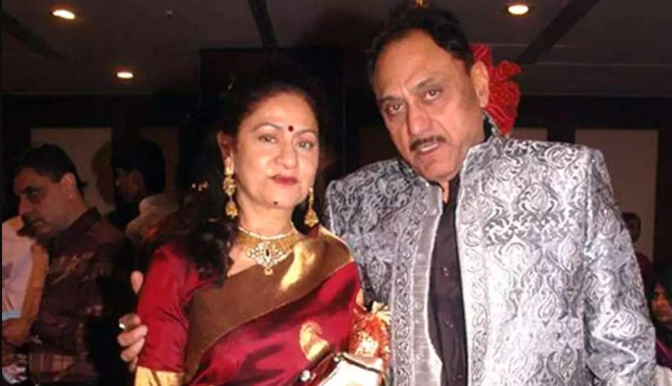 Aruna Irani and her husband, Kuku Kohli
