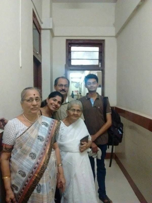 Atisha Naik with her family