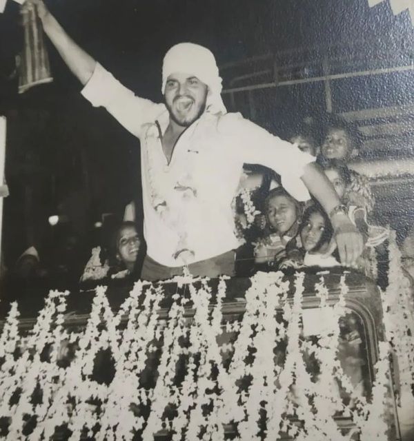 Brij Bhushan Sharan Singh during his initial days in politics