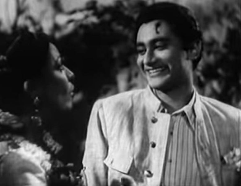 Dev Anand as 'Shankar' in the film 'Hum Ek Hain' (1946)