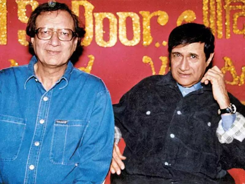 Dev Anand with his youngest brother, Vijay Anand