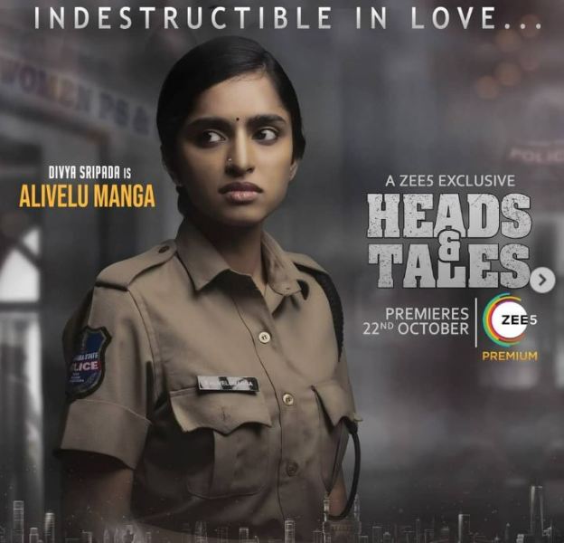 Divya Sripada as 'Alivelu Manga' in the film 'Heads & Tales' (2021)