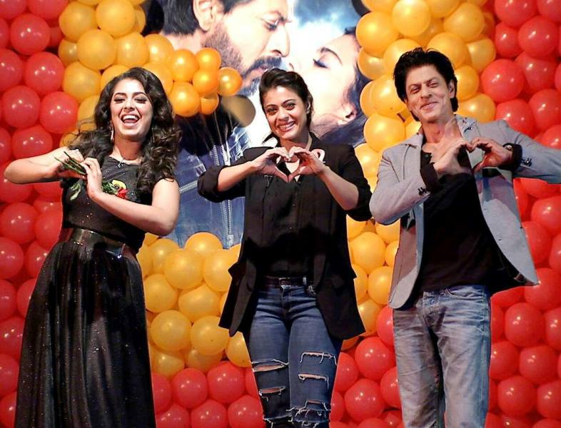 Jewel Mary with Shah Rukh Khan and Kajol