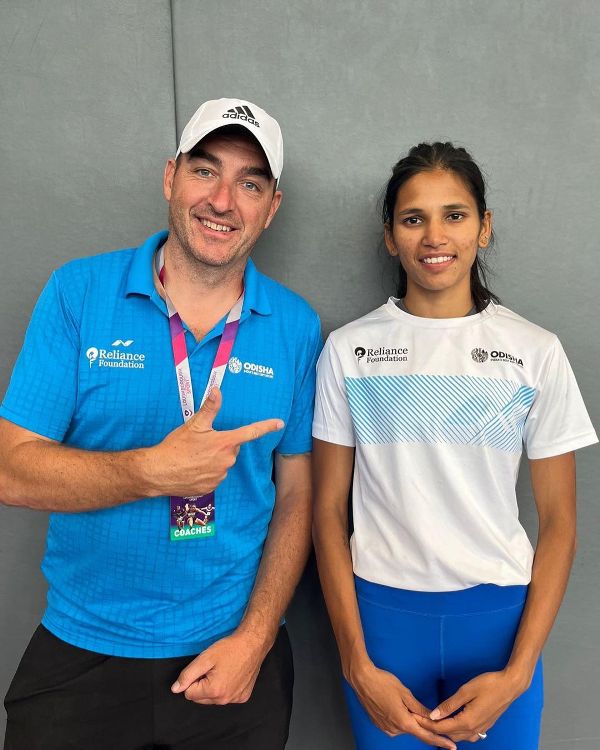 Jyothi Yarraji (right) and James Hillier