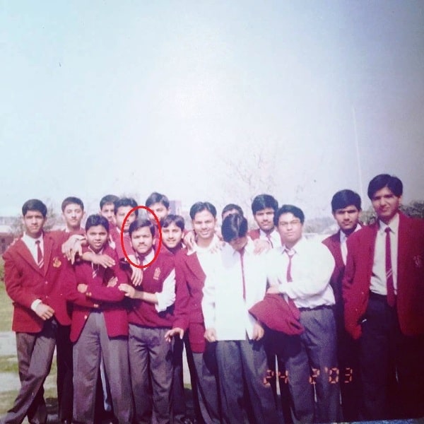 Kumar Varun's photo from his school days