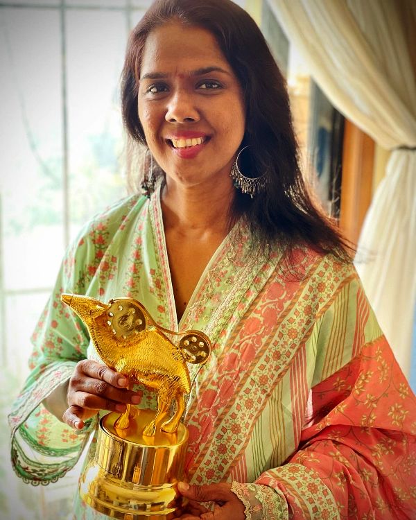 Mahalakshmi Iyer with her RFF Award