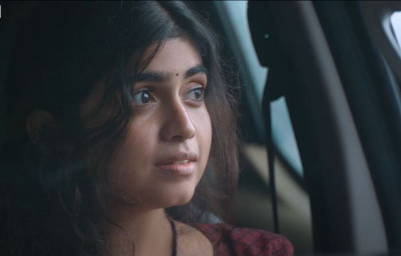 Manasa Radhakrishnan as 'Tulasi' in the film 'Highway' (2022)