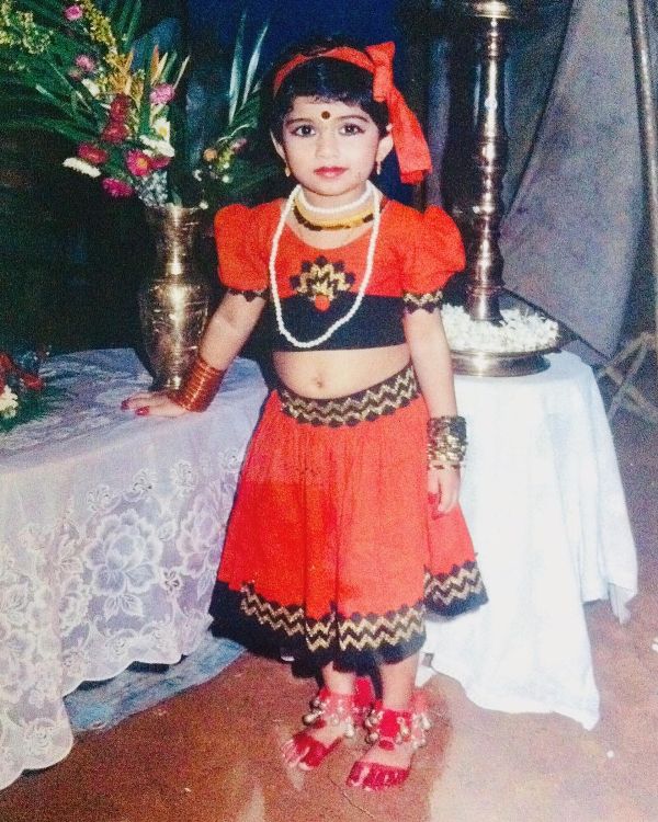 Manasa Radhakrishnan's childhood picture