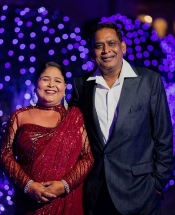 Naba Kishore Das with Minati Das