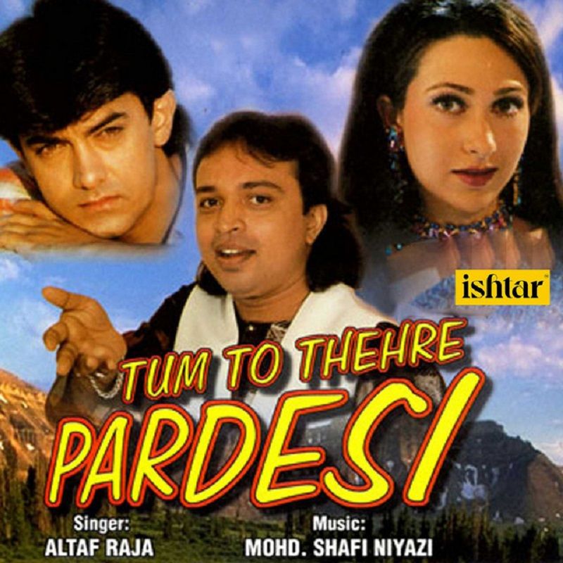 Poster of the song 'Tum To Thehre Pardesi'