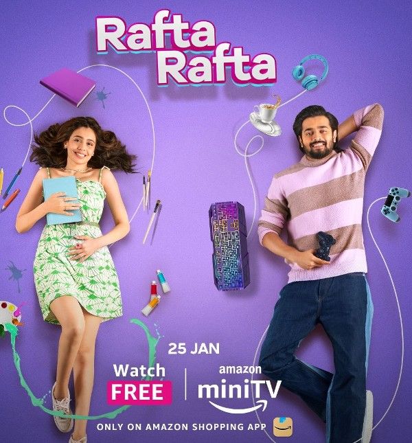 Poster of the web series Rafta Rafta (2023)