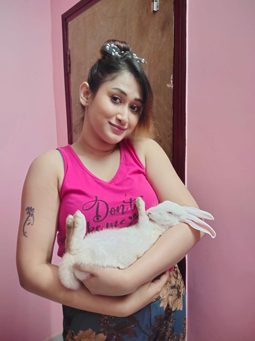 Priyanka's pet bunny