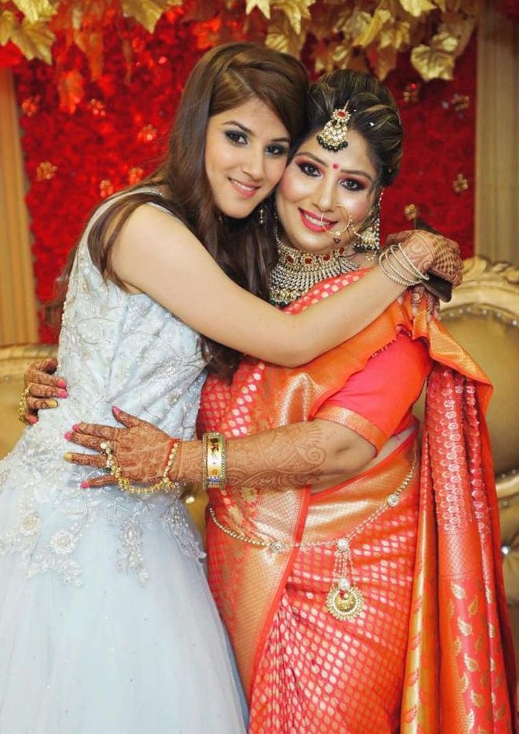 Rinni Sharma with her mother