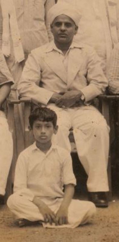 S. R. Srinivasa Varadhan with his father