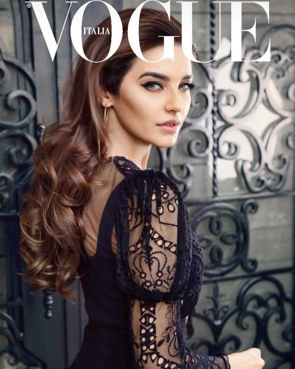Sadia Khan on the cover of Vogue magazine