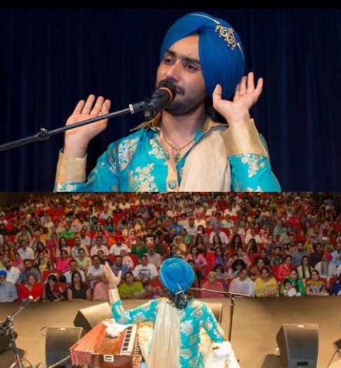 Satinder Sartaaj during a live performance