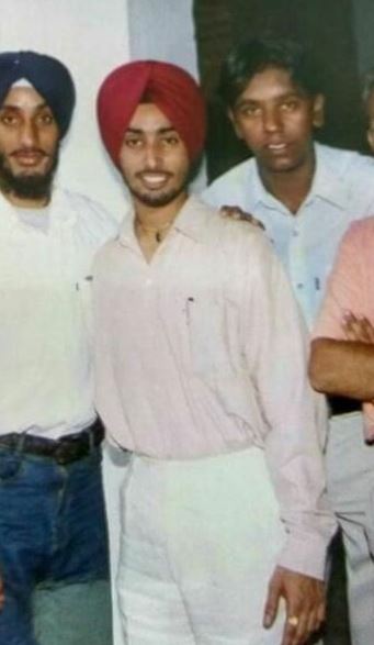 Satinder Sartaaj in his college days