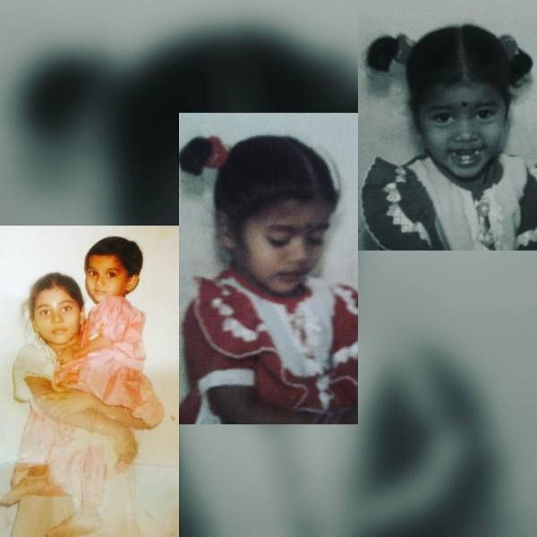 Sharanya Pradeep in her childhood