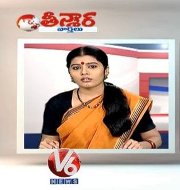 Sharanya Pradeep in the new show 'Teenmar News'